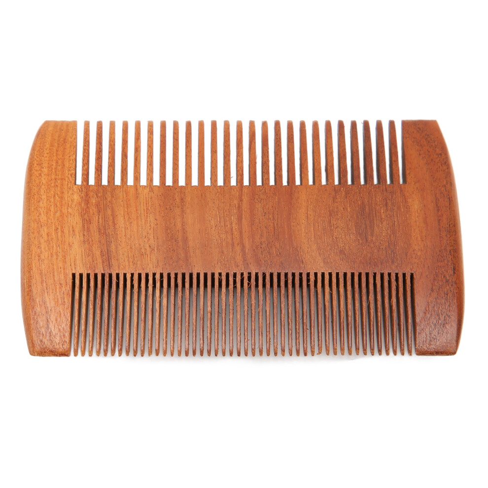 Unisex Australian Rosewood Double Sided Lice Comb, Fine Toothed, 10X6cm