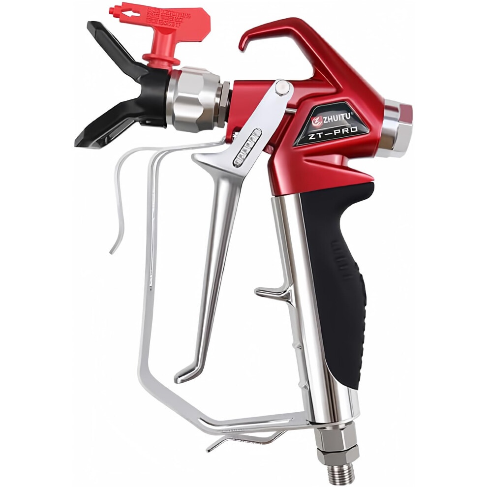 Airless Paint Spray Gun 4000 Psi Pressure With Reversible 517 Tip Guard And Swivel Joint 9771547241423