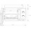 Monfunction Mikrowelle OCEANIC MO20S Silber L45x H24 x T32,1 cm 20L 5