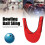 Bowling Ball Seesaw Bag 60cm Polyester Twill Lining Handle Portable Red 9