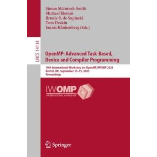 OpenMP Advanced TaskBased Device and Compiler Programming Paperback Bo