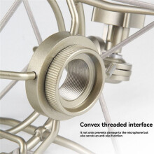 U-87 Microphone Shock Mount Compatible with U-87 AI Noise Reduction Studio Recording Accessory
