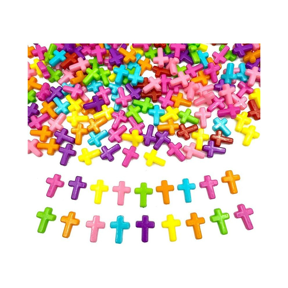 300Pcs -Acrylic Beads, Mixed Color Spacer Beads For Bracelet Necklace Earring Jewelry Making 4714098967447