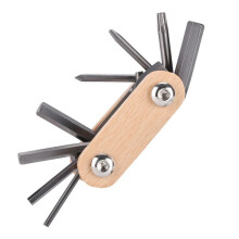 8 In1 Portable Bicycle Repair Tool Kit Bike Multi-Tool Set with Screwdriver Wrench for Mountain & Road Bikes