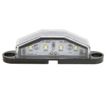 Luce Targa A 4 LED 10-30 V IP67 Lampada Impermeabile per Rimorchio, , Furgone, Camion Luce Targa Impermeabile