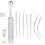 Piercing Taper  Grabber Tool for Changing Jewelry -Flat Back Earrings Applicator Tool,Body Piercing Kit 1