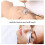 Replacement Eyelids for Eyelash Mannequin , Removable Eyelid with Eyelashes Extension Training Lash Mannequin  B 1