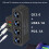4-Socket Car Cigarette Lighter Splitter 12V-24V Phone Power Adapter 120W QC3.0+PD3.1A Car Cigarette Lighter Socket Plug 5