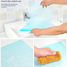 EVA Waterproof Refrigerator Mat Washable Mildew Kitchen Pad Anti-Oil Cabinet Drawer Placemat Heat-Insulat Fridge Mat B