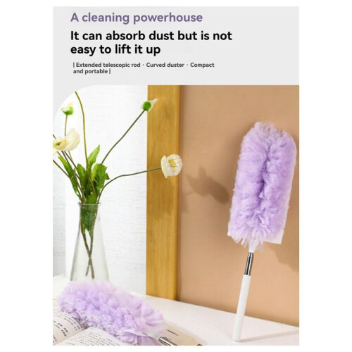 Feather Duster Home Use for Sweeping Dust Electrostatic Duster Disposable Non-Woven Fabric Retractable Cleaning Tool A 1