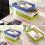 Letter-Size Tray, A4 Plastic Paper Holder File Organizer, Stackable Letter Tray for Office, School, Home Storage White 5