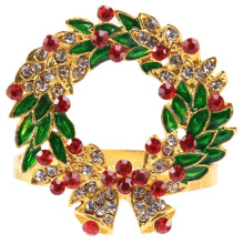 Conjunto de 8 Porta-Guardanapos de Coroa de Guardanapo para Natal, AçãO de GraçAs, Casamento, DecoraçãO de Mesa de Festa NatalíCia