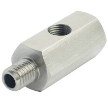 Metrische Adapter Oliedruksensor 1/8 Inch NPT Vrouwelijk X M10 M10X1.5 Mannelijk en Vrouwelijk T-Stuk