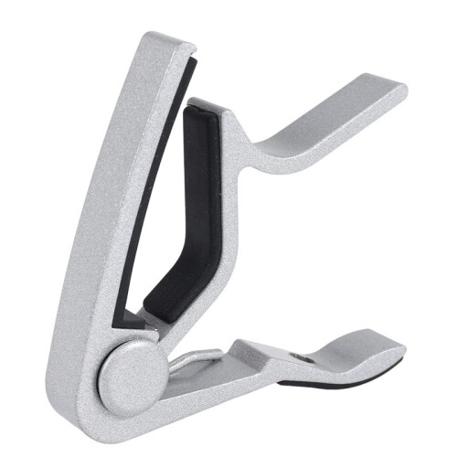 Perfect Folk Akustisk Gitarr Trigger Change Capo Silver 1