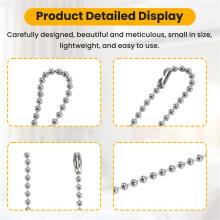 Stainless Steel Bead Metal Bead Necklace Chain