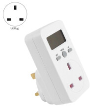 Digital Power Meter Plug-In Socket Electric Wattmeter Monitor Uk Plug