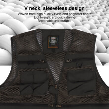 Breathable Nylon Fishing Vest for Men Summer