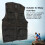 Fishing Photography Vest with Hook and Loop 9
