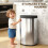 Homcom HOMCOM Automatic Kitchen Bin with Soft-Close Lid, 55L Sensor Wastebasket 5