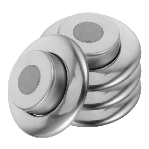 20Pcs Silver Stainless Steel Fire Sprinkler Head Protector Cover Plate 2