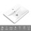 500mm White Bathroom Vanity Unit ,Integrated Sink 3