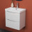 500mm White Bathroom Vanity Unit ,Integrated Sink 6