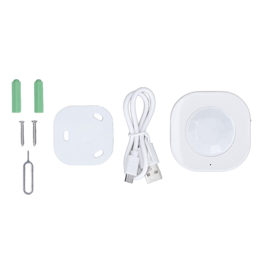 Indoor Smart Motion Detector, Real Time Remote Monitor, Alert Notification, Voice Command Compatible, Smart Light Control 9468298982063