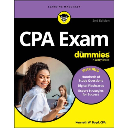 CPA Exam For Dummies by Kenneth W. Boyd Paperback Book