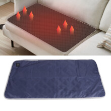 Tragbares 5V beheiztes Sitzkissen 45x90cm für Zuhause, Büro, Camping und Outdoors Marineblau