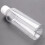 4 x 100ml Plastic Clear Flip Bottles Travel Shampoo Lotion Cosmetic Container 5