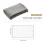 Living And Home 200x180cm Reversible Throw Blanket, Grey 6