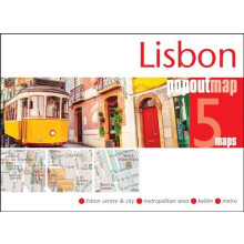 Lisbon PopOut Map pocketsize popup map of Lisbon Other Book