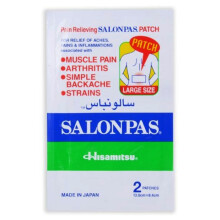 Salonpas Patch Large 13 X 8.4 cm |Provides targeted topical relief| Flexible and comfortable fit