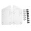 2pcs Aluminum Engine Swap Adapter Plates for Small Block LS Conversion Silver 2