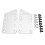 2pcs Aluminum Engine Swap Adapter Plates for Small Block LS Conversion Silver 12
