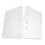 2pcs Aluminum Engine Swap Adapter Plates for Small Block LS Conversion Silver 11