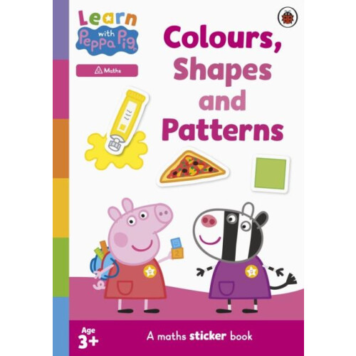 Learn with Peppa Colours Shapes and Patterns sticker activity book by