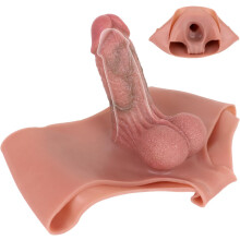 Hollow Strap-on Silicone Penis Panties for Couples