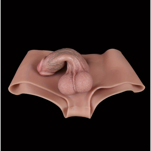 Hollow Strap-on Silicone Penis Panties for Couples 2
