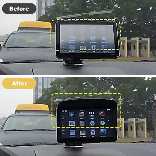 Viseira de Viseira de ProteçãO Solar para VeíCulo de Carro GPS de 7 Polegadas para Monitor de NavegaçãO 1