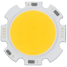 5W Chiplicht Ronde COB Superhelder LED-Licht LED-Lampen Warm Wit DC15-17V