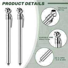 Tire Manomètres Pour Pneus, Style Stylo, Paquet De 2