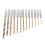 13Pc HSS Titanium Coated Drill Bit Set With 1/4inch Hex Shank 3