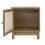 Bedside table with 1 door and rattan front 4
