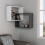 Ring Corner Wall Shelf with 2 Shelves, H68 cm 15