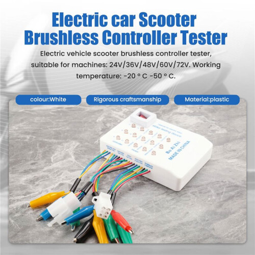 1Pc 24V/36V/48V/60V/72V Electro Car E-Bike Scooter Brushless Motor Controller Tester Electronic Module High Performance 2