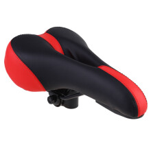 3St Comfort Bike Seat Rood Dikte Schokabsorberend Voor Mountainbike