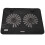2Pièces Support Portable Ventilé Noir ABS Métal Pour Usage Durable 1