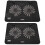 2Pièces Support Portable Ventilé Noir ABS Métal Pour Usage Durable 5