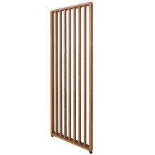 Seitenwand für Pergola MCW-P65, Seitenelement Seitenteil Modul Paneel, Aluminium 220x68cm Holzoptik